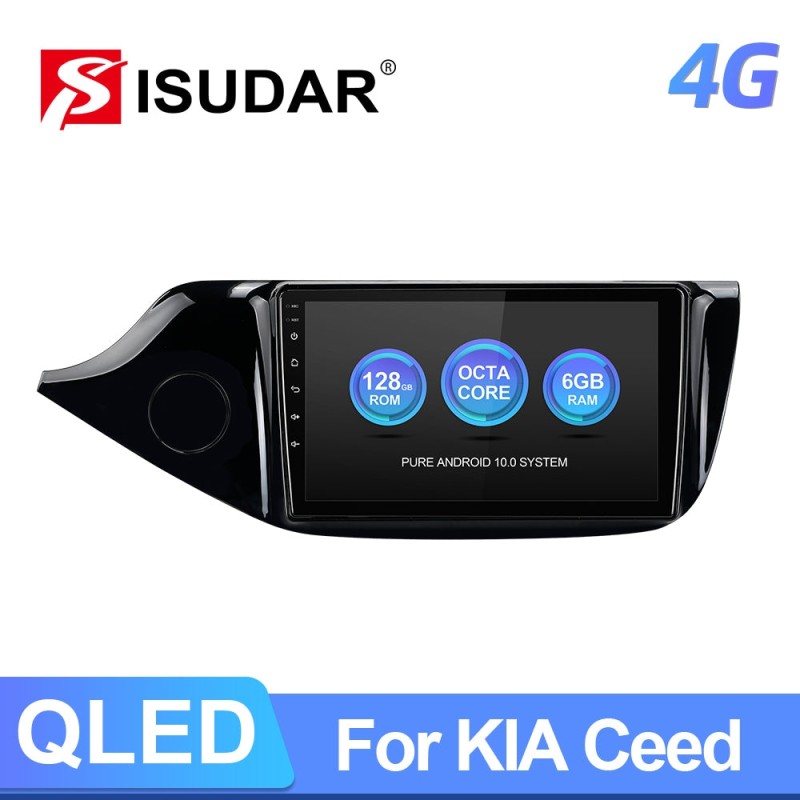 RDS QLED Android 10 Car Radio For Kia CEED Cee'd 2 JD 2012-2016 DAB
