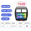 T72 Android 12 8 Core Carplay Car Radio For Mitsubishi ASX 1 2010 2011 - 2016 C4 Peugeot 4008