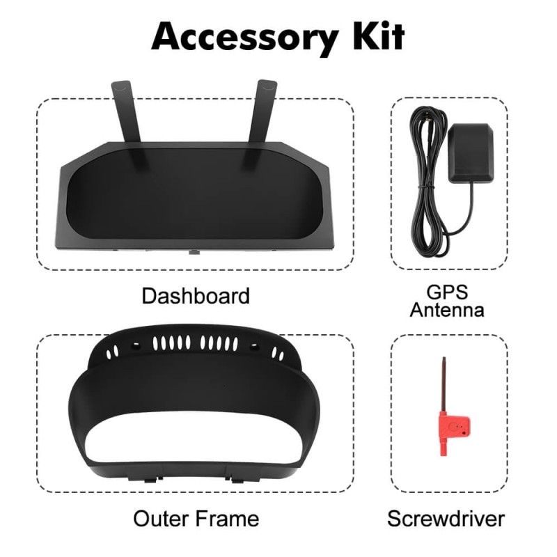 FOR BMW X5 E70 X6 E71 2006-2013 CCC CIC Digital Carplay dashboard Instrumental Cluster Speedometer Screen