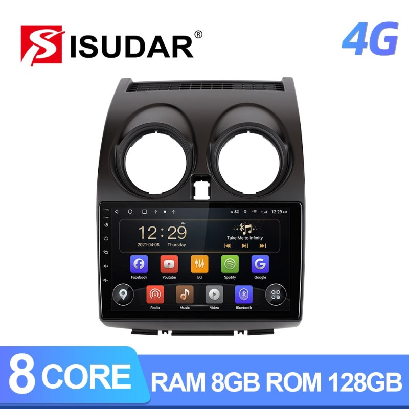 QLED Android 10 Car Radio For Nissan Qashqai 1 J10 2006-2013