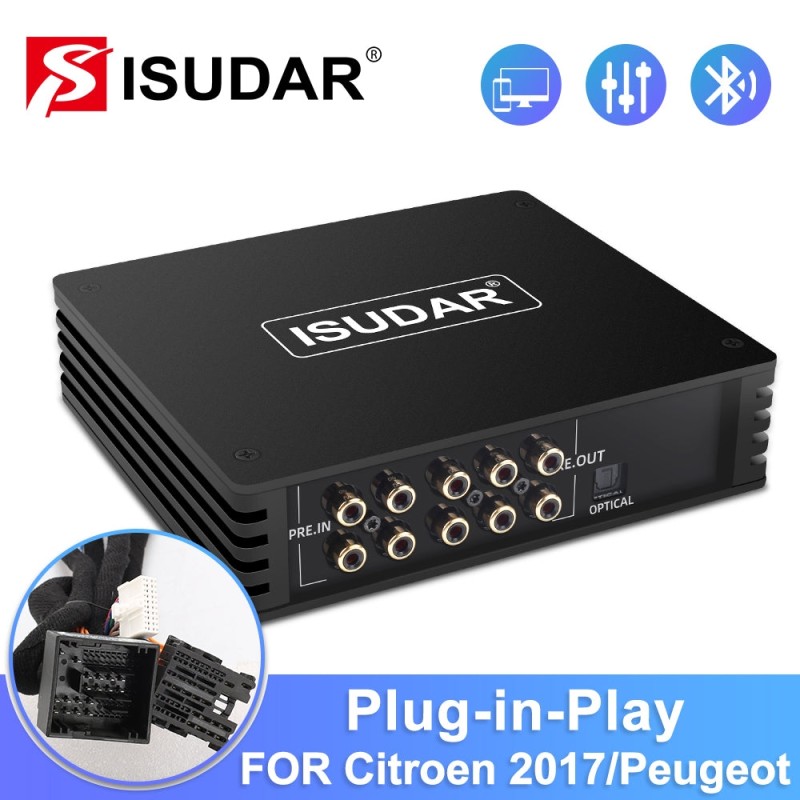 Class-AB Car DSP Amplifier For VW/TOYOTA/HONDA/Mazda/Nissan/Ford/Audi/BMW/Peugeot/HYUNDAI/KIA