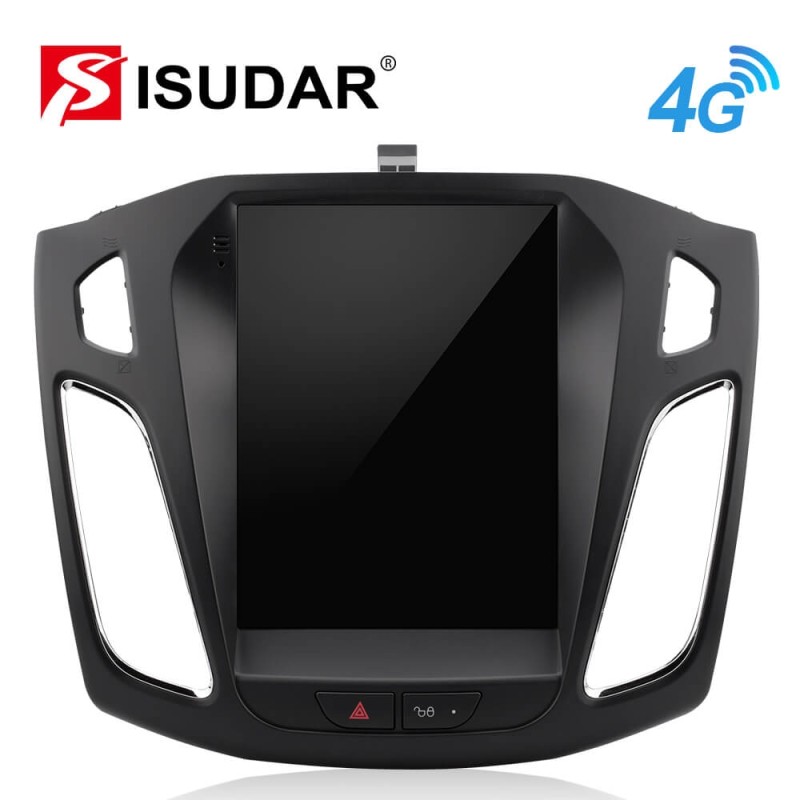 ISUDAR Tesla style 1 Din Android Car Radio For Ford/Focus 2012-