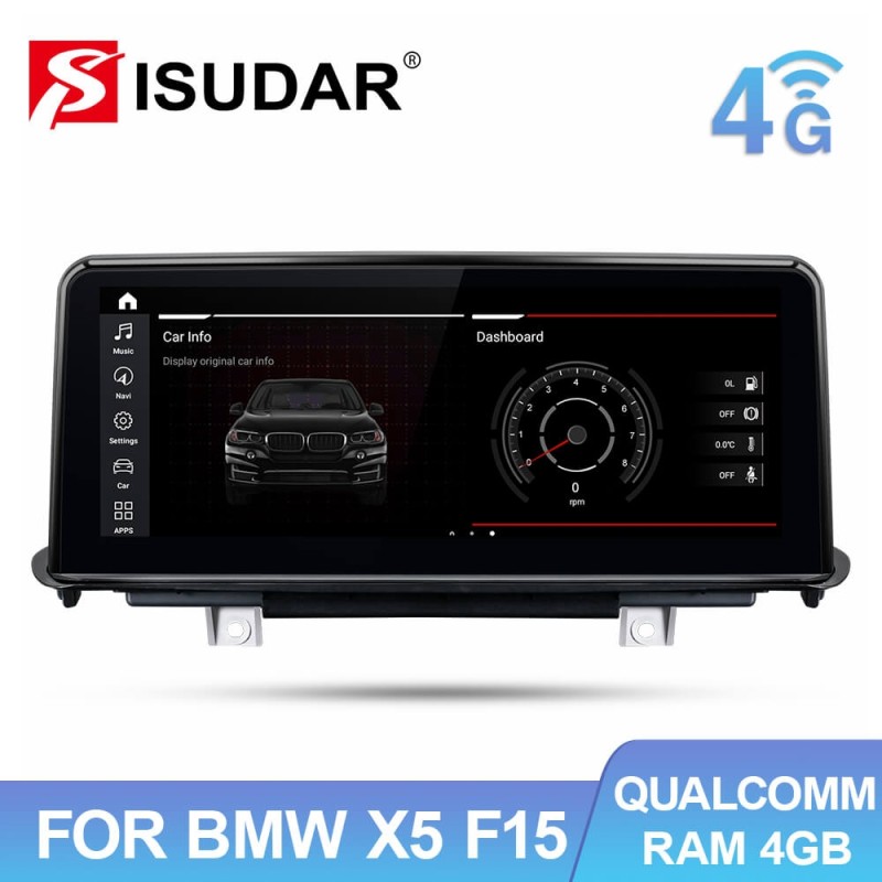 Qualcomm Snapdragon Car Multimedia Player for BMW X5 F15 X6 F16 2014-2017 NBT System