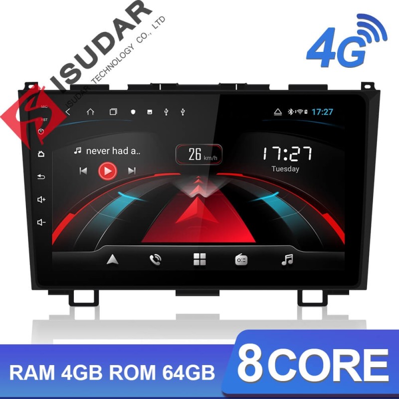 ISUDAR H53 1 Din Android Car Radio For Honda/CRV/CR-V 2006-2011