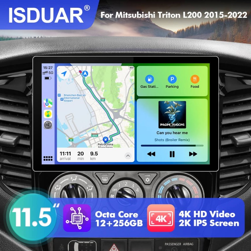 NEW! 11.5” Android 13 For MITSUBISHI TRITON L200 2015-2022 Car Radio HDMI Video Output