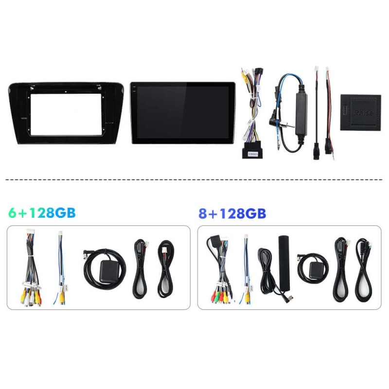 Q6 Qualcomm Android 13 For Skoda Octavia 3 A7 2014- 10" screen multimedia car radio DSP ADAU