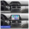Q6 Qualcomm Android 13 For Honda Odyssey 2005 - 2010 9 screen music car radio DSP ADAU