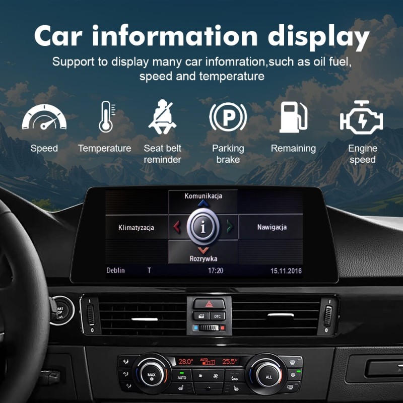 ISUDAR 10.33"Android 13 Car radio For BMW 3 Series E90/E91/E92/E93/M3 CCC
