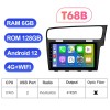 T72 QLED Wireless Carplay 10” Car Radio For VW/Volkswagen/Golf 7 2013-