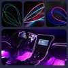 Ambient Car Light 64 RGB Color 20 in 1 Interior Gradient Lights Strip With APP Control Support DIY Atmosphere Car LED Lights
