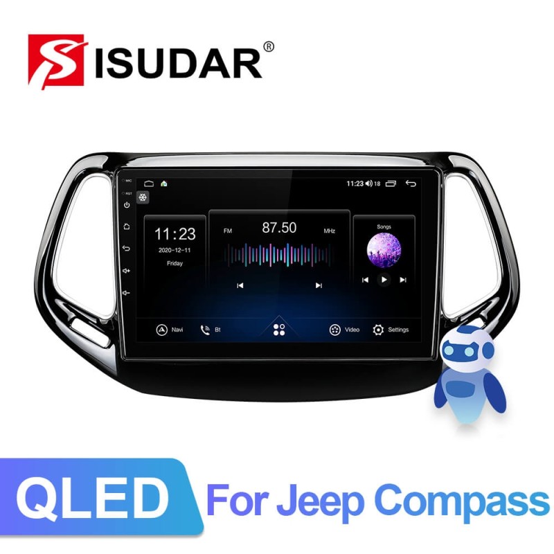 ISUDAR Android 10  Carplay V72 Car Radio For Jeep Compass 2 MP 2016 2017 2018 2019