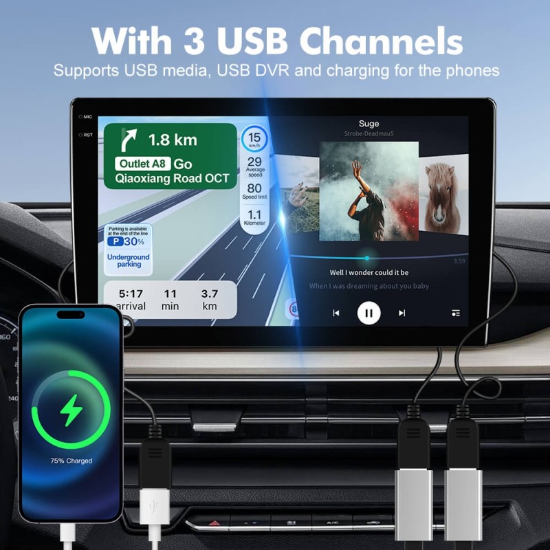 Q6 Qualcomm Android 13 For Jeep Renegade 2014-2022 9" screen multimedia car radio ADI DSP