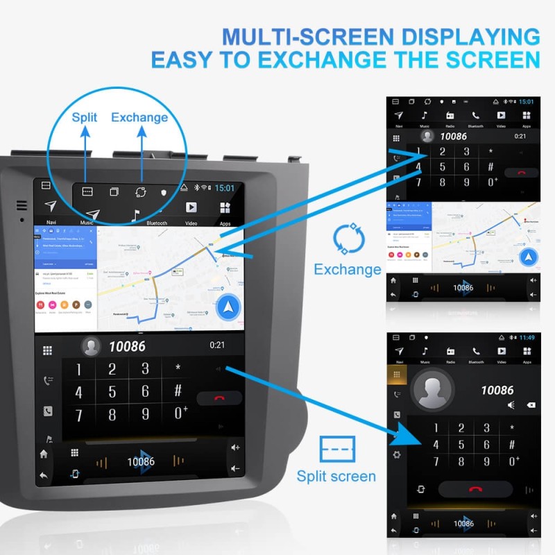 ISUDAR H53 1 Din Android Car Radio For Honda/CRV/CR-V 2008-2011