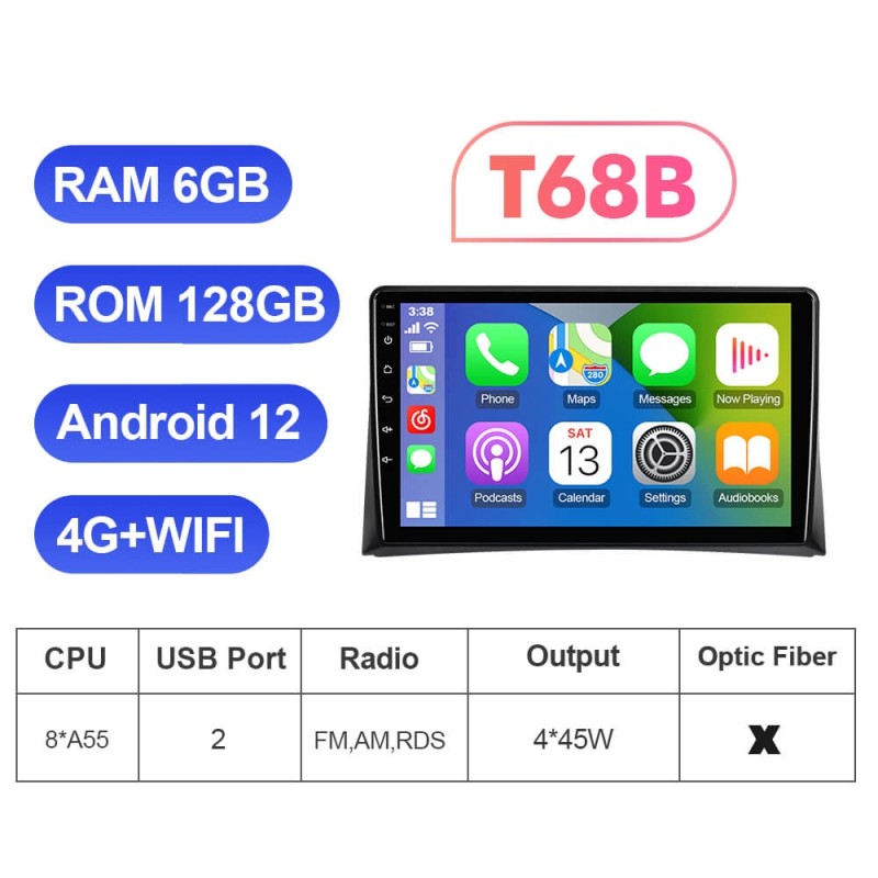 NEW UPGRADE! T72 9 inch 1280*720P Car Radio Multimedia For Volkswagen VW Transporter Multivan T5 Caravel