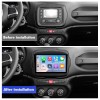 Q6 Qualcomm Android 13 For Jeep Renegade 2014-2022 9" screen multimedia car radio ADI DSP