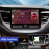 10 inch Android 14 New Design Angle Key 2.0 Touch Screen Car Radio Button Car Stereo For Hyundai/Tucson 3 2015-2018