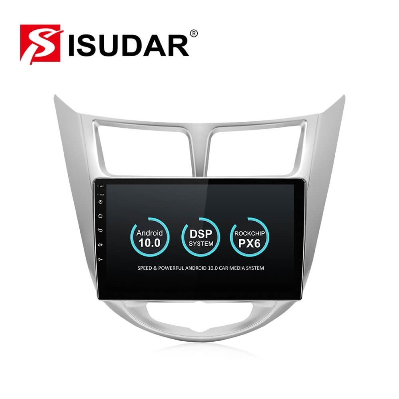 ISUDAR Android 10 4g Auto Radio For Hyundai/Solaris/Verna 2010-2016