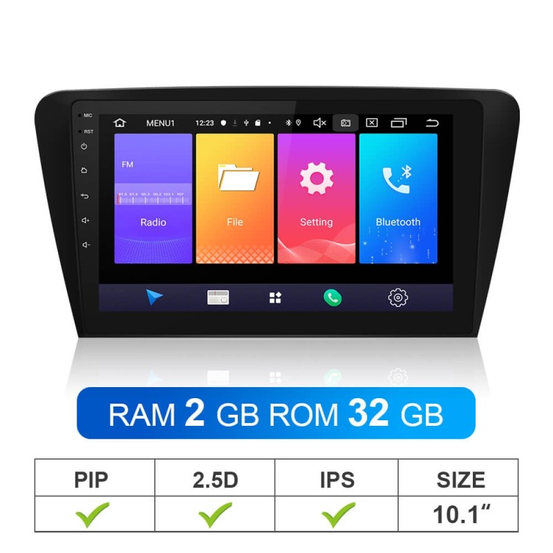 ISUDAR L49 Car Radio For Skoda/Octavia 2014 2015 2016 2017