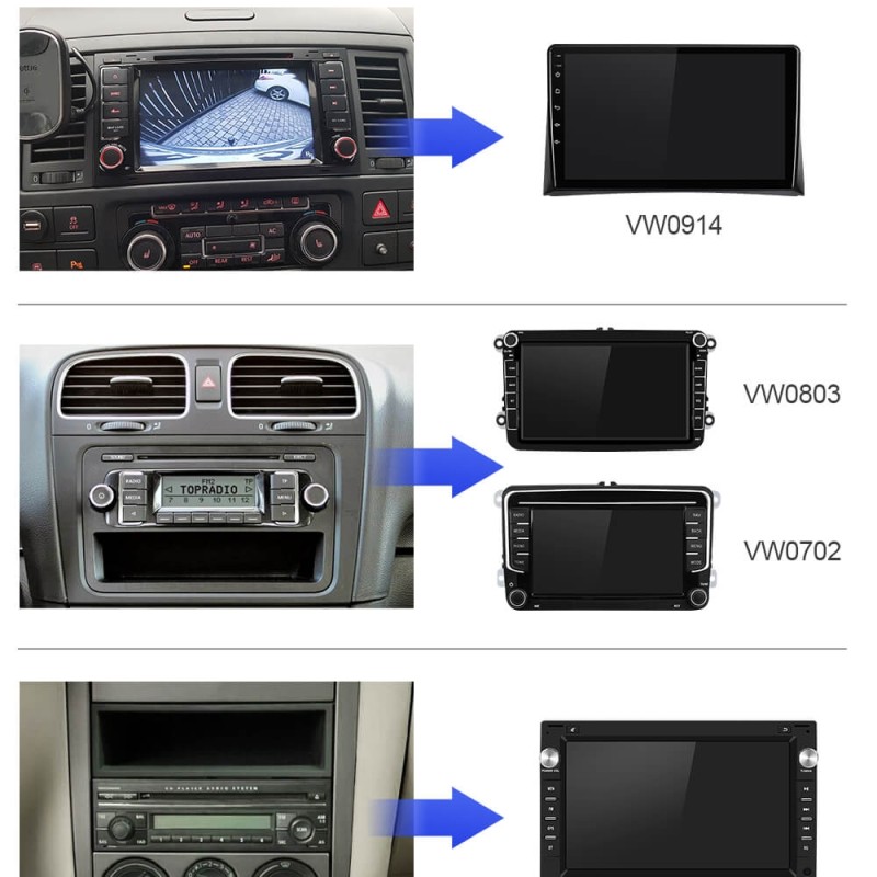 NEW UPGRADE! T72 9 inch 1280*720P Car Radio Multimedia For Volkswagen VW Transporter Multivan T5 Caravel