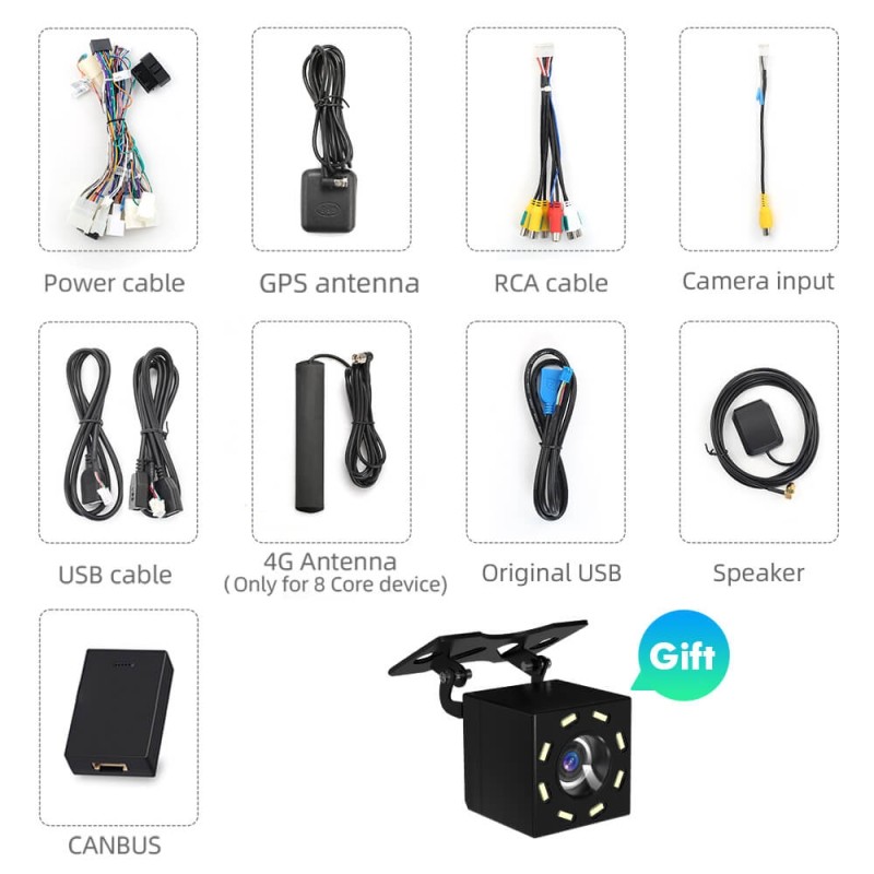 ISUDAR Android 12 Car Radio For Toyota Corolla E140 E150 2006-2013 Multimedia Player 2Din Tesla Vertical GPS Carplay Auto Stereo