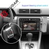 Isudar 2 Din Auto Radio Octa core Android 9 For A4/S4/Audi 2002-2008