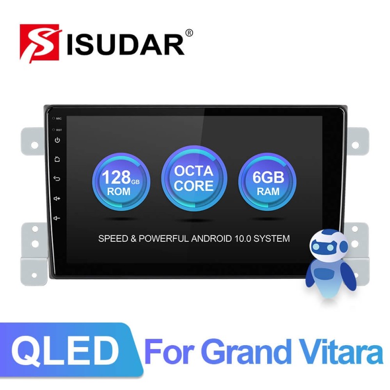 ISUDAR QLED 4G Sim card Android 10 Car Radio For SUZUKI/Grand Vitara