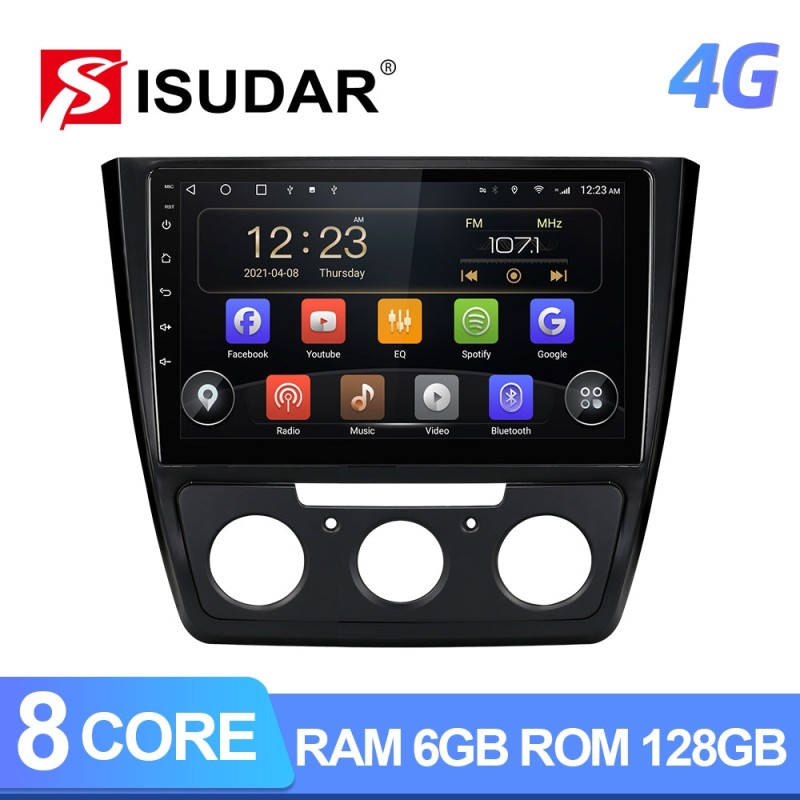 RAM 8GB CANBUS 4G Android 10 Car Radio For Skoda Yeti 2009 2010 2011 2012 2013