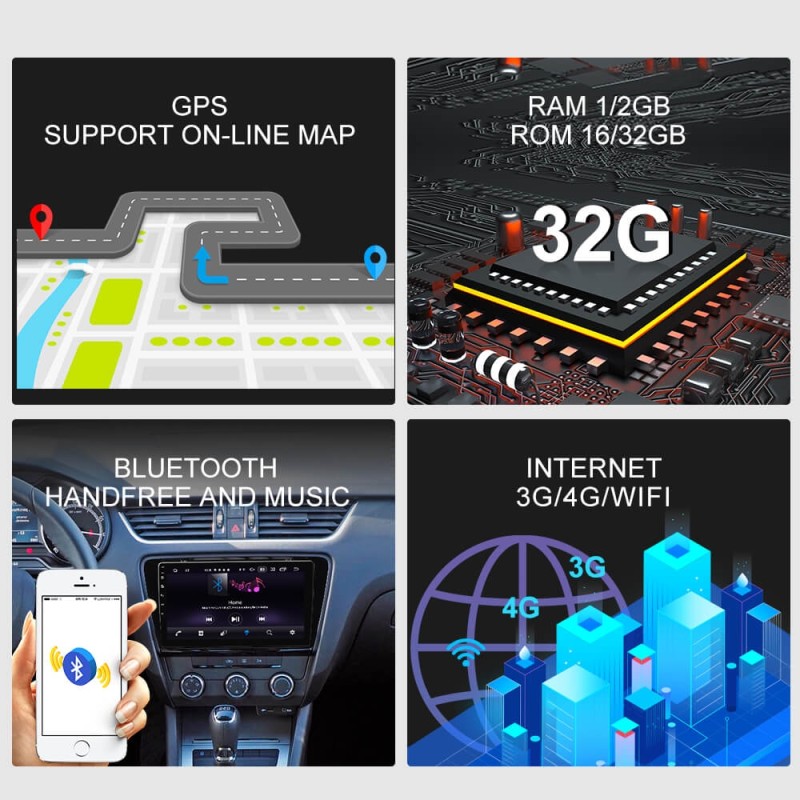 ISUDAR L49 Car Radio For Skoda/Octavia 2014 2015 2016 2017