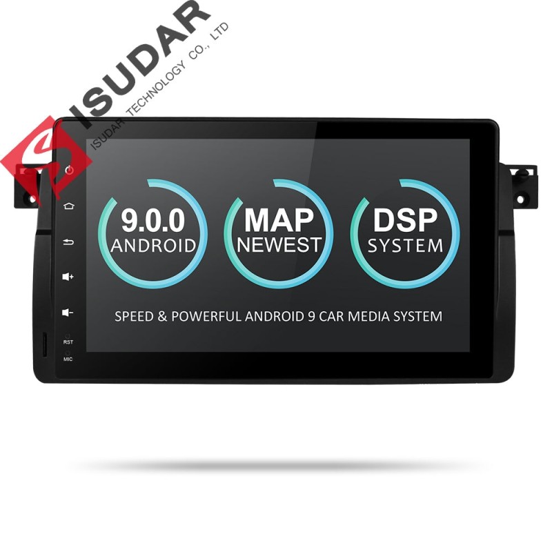 ISUDAR 2 Din Quad core Auto radio Android 9 For BMW/E46/M3/MG/ZT/Rover 75