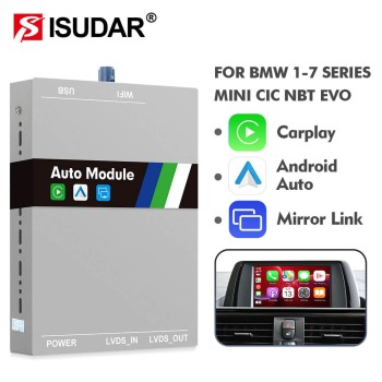 ISUDAR Apple Full Screen Carplay AA Modem for BMW CIC NBT EVO System