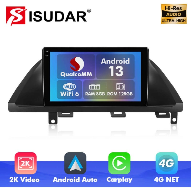 Q6 Qualcomm Android 13 For Honda Odyssey 2005 - 2010 9 screen music car radio DSP ADAU