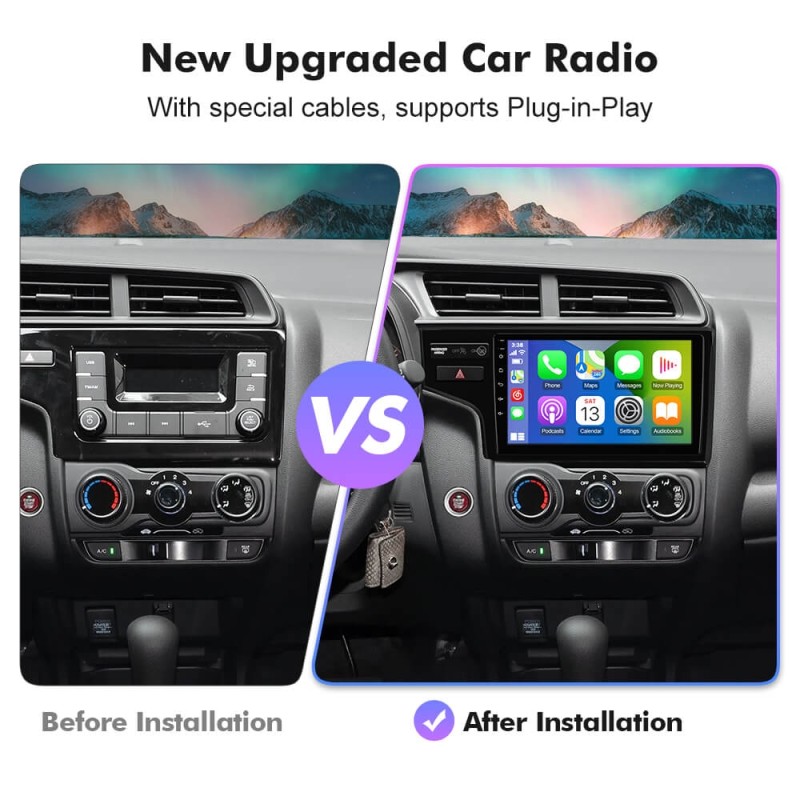 NEW! Android 13 Car Radio For Honda Fit 2015-2019 Multimedia Video Player Navigation GPS 4G