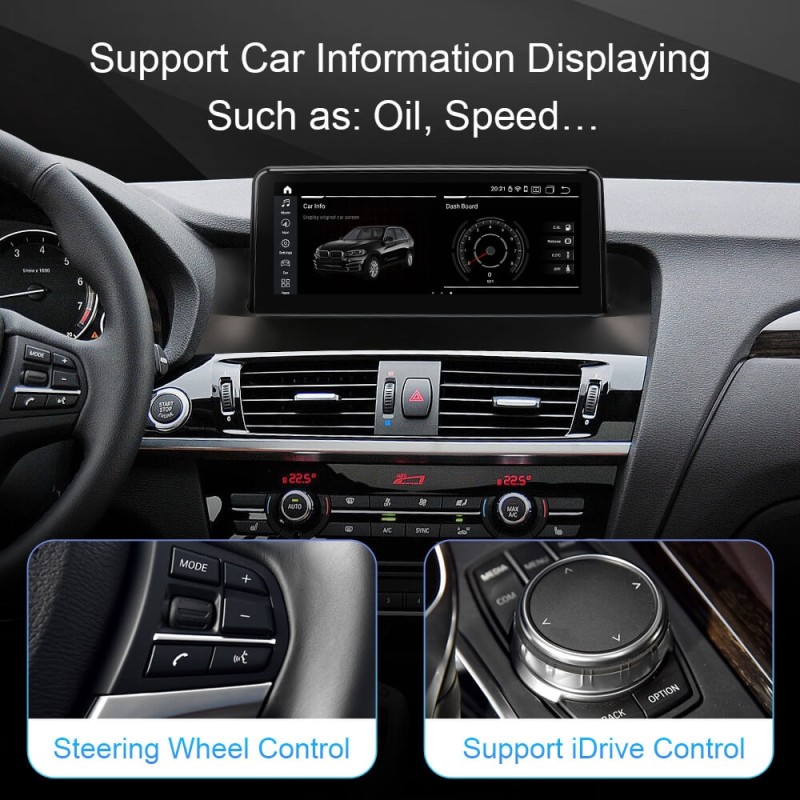 Qualcomm Snapdragon Car Multimedia Player for BMW X3 F25 X4 F26 CIC NBT