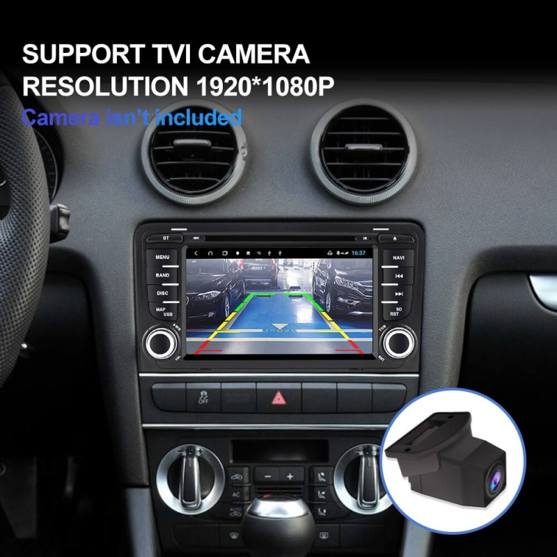 ISUDAR H53 2 Din Android Car Radio For Audi/A3/S3 2002-2013