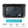 Clearance Sale! Isudar 7 inch Auto radio 2 Din PX6 For VW/Golf/Tiguan/Skoda/