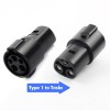 ISUDAR Electric Vehicle Charging Connector J1772 Type 1 to IEC 62196 Type 2 EV Car Adapter Type 1 to Tesla Model Y/S/3 Electric