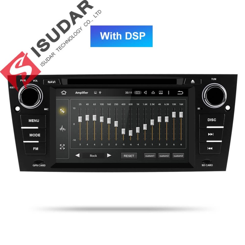 ISUDAR 2 Din Auto radio Android 9 Octa core For BMW/3 Series E90/E91/E92/E93