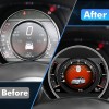 For FIAT Abarth 500 2007-2015 Digital Carplay Instrumental Cluster Speedometer Screen dashboard