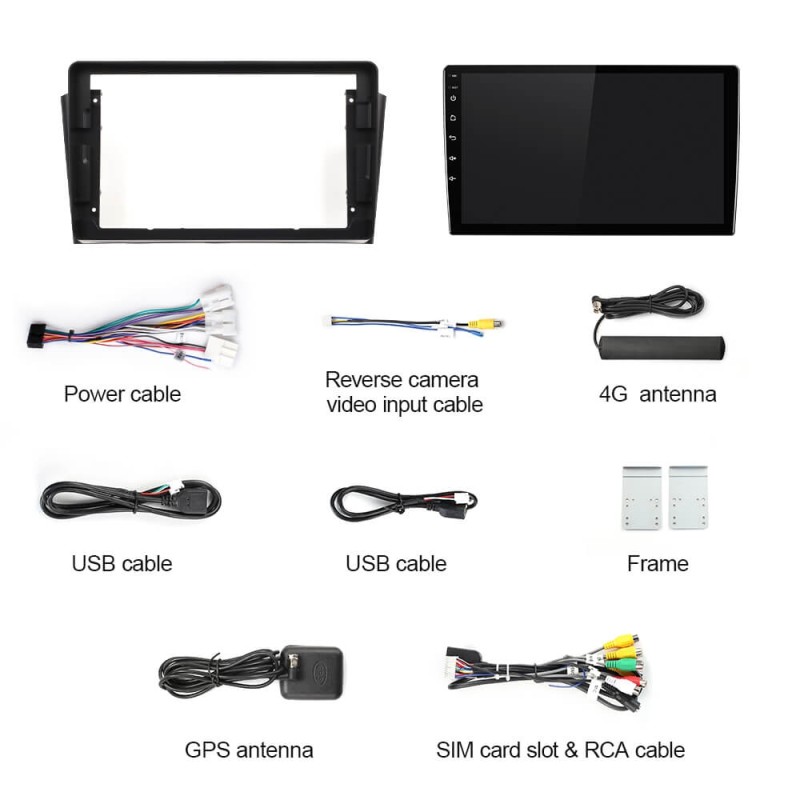 ISUDAR T72 Android 10 Car Radio for Toyota Avensis 2003 – 2009 Multimedia Player Navigation GPS Carplay Stereo Auto Headunit