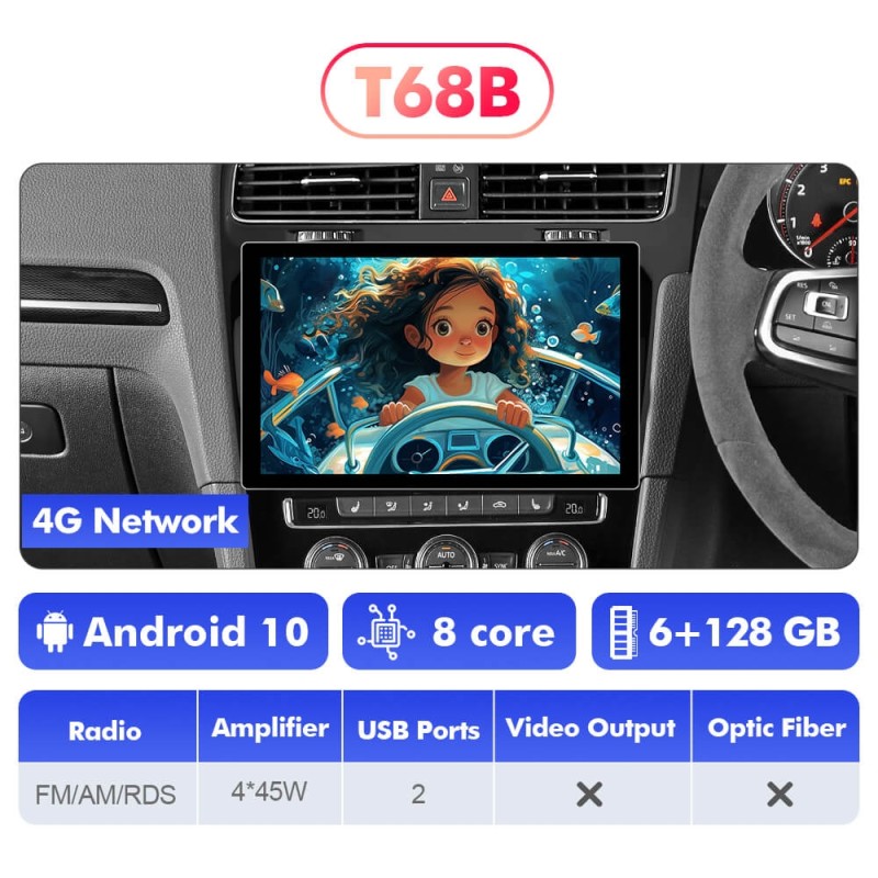 NEW! 11.5” Android 13 For VW Golf 7 2013-2019 Right Driving Car Radio with Carplay AA