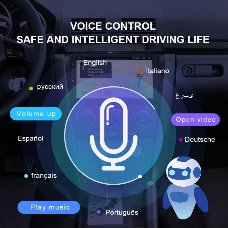 ISUDAR V72 QLED Built in carplay Android 10 Auto Radio For MAZDA 3 2004 2005 2006-2009