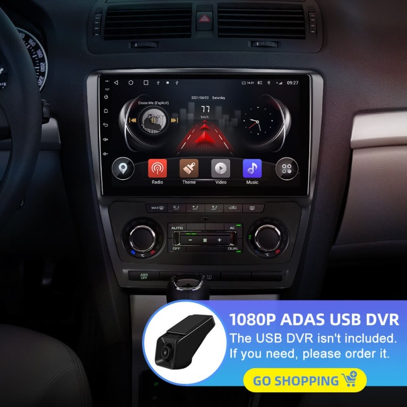 ISUDAR T72 4G SIM Card Android 10 Car Radio For Skoda Octavia A5 2009 2010 2012 2013