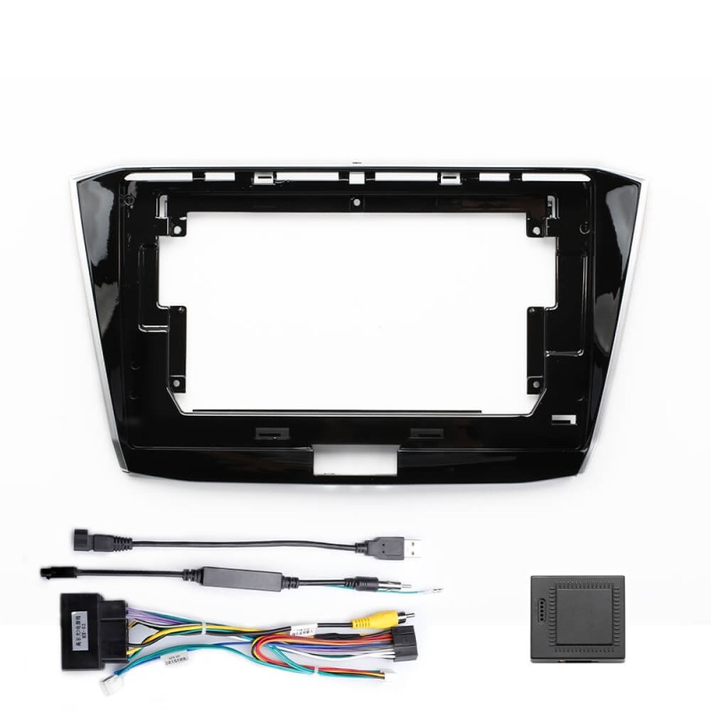 ISUDAR Car Radio Fascias Frame For For VW/Passat b8 Magotan Stereo Plastic Panel