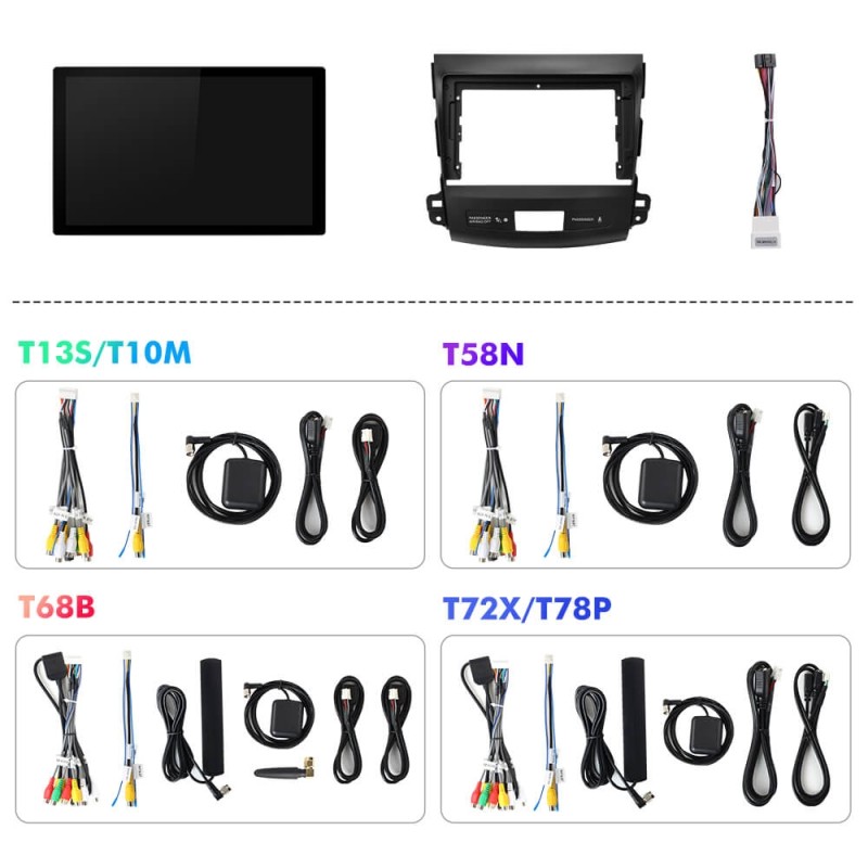 NEW! 11.5” Android 13 For MITSUBISHI OUTLANDER 2007-2012 Car Radio HDMI Carplay