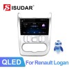 ISUDAR 4G Net QLED Car Radio For Renault Logan 1 Sandero Lada Lergus largus Dacia