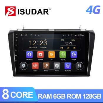 Car Multimedia 8 Core RAM 6G DVR For MAZDA 3 2004 2005 2006-2009