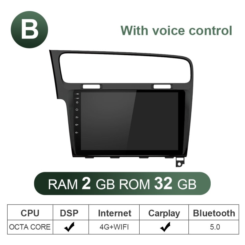 V57S Android Car radio dvd player For VW/Volkswagen/Golf 7 with Screen Stereo Receiver