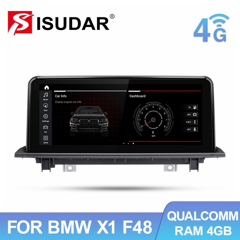 Qualcomn Snapdragon Car Multimedia Player For BMW X1 F48 2016-2017  Android 10