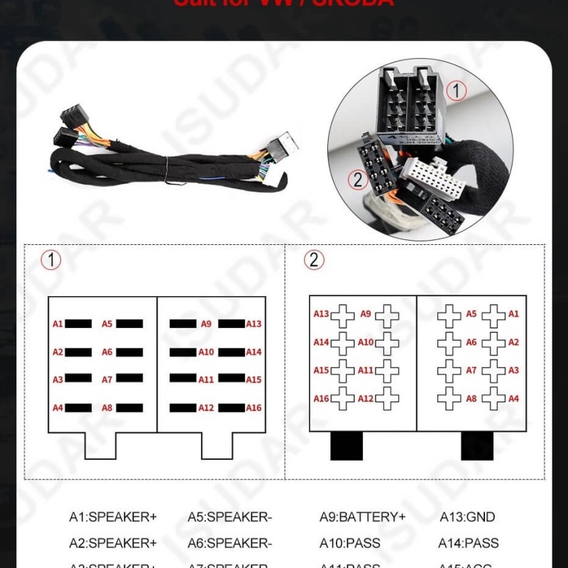 ISUDAR DA410 Car DSP Amplifier For VW/TOYOTA/HONDA/Mazda/Nissan/Ford/Audi/BMW/Peugeot/HYUNDAI/KIA Auto Audio Processor Android PC