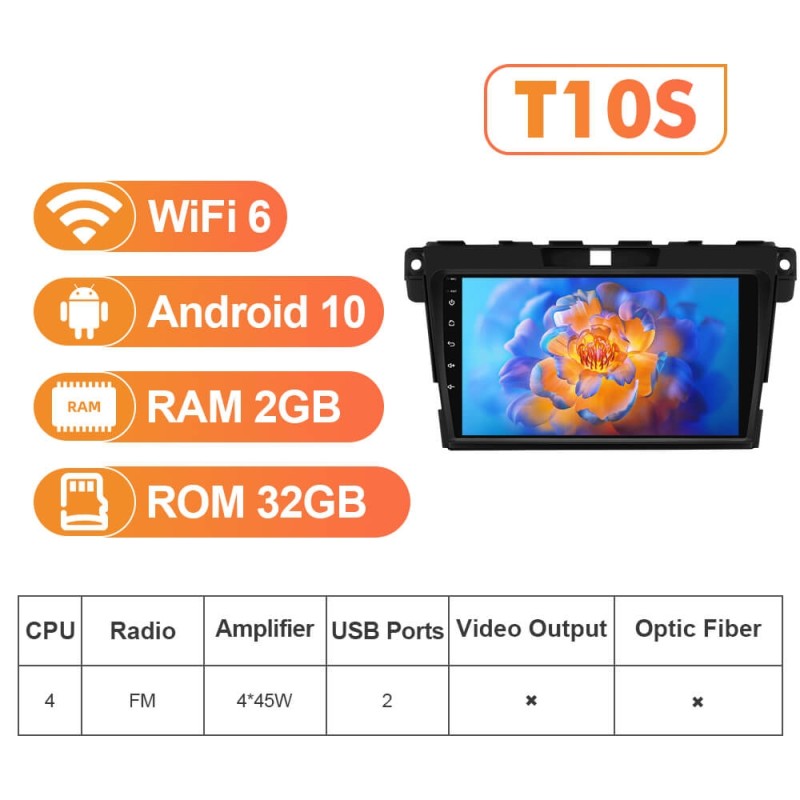 NEW! T72/T78P series Android 13 Car Radio For Mazda CX-7 2007-2014